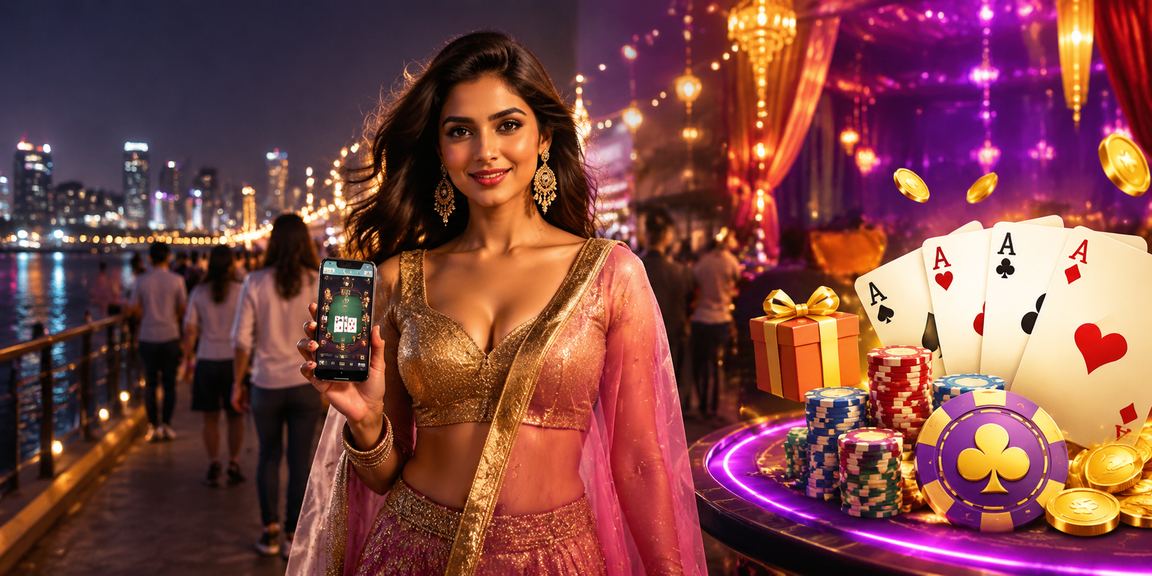 Mumbai Bandra Teen Patti night market scene